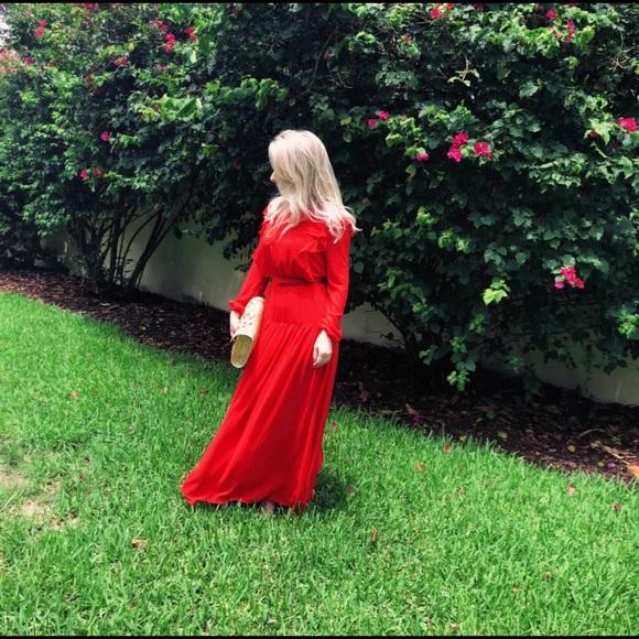 Red maxi. S, M, and L available - Picture 2 of 9